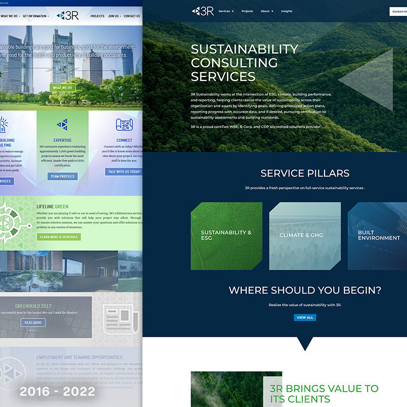 3R Second Generation Website Redesign