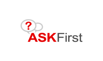 AskFirst App logo design