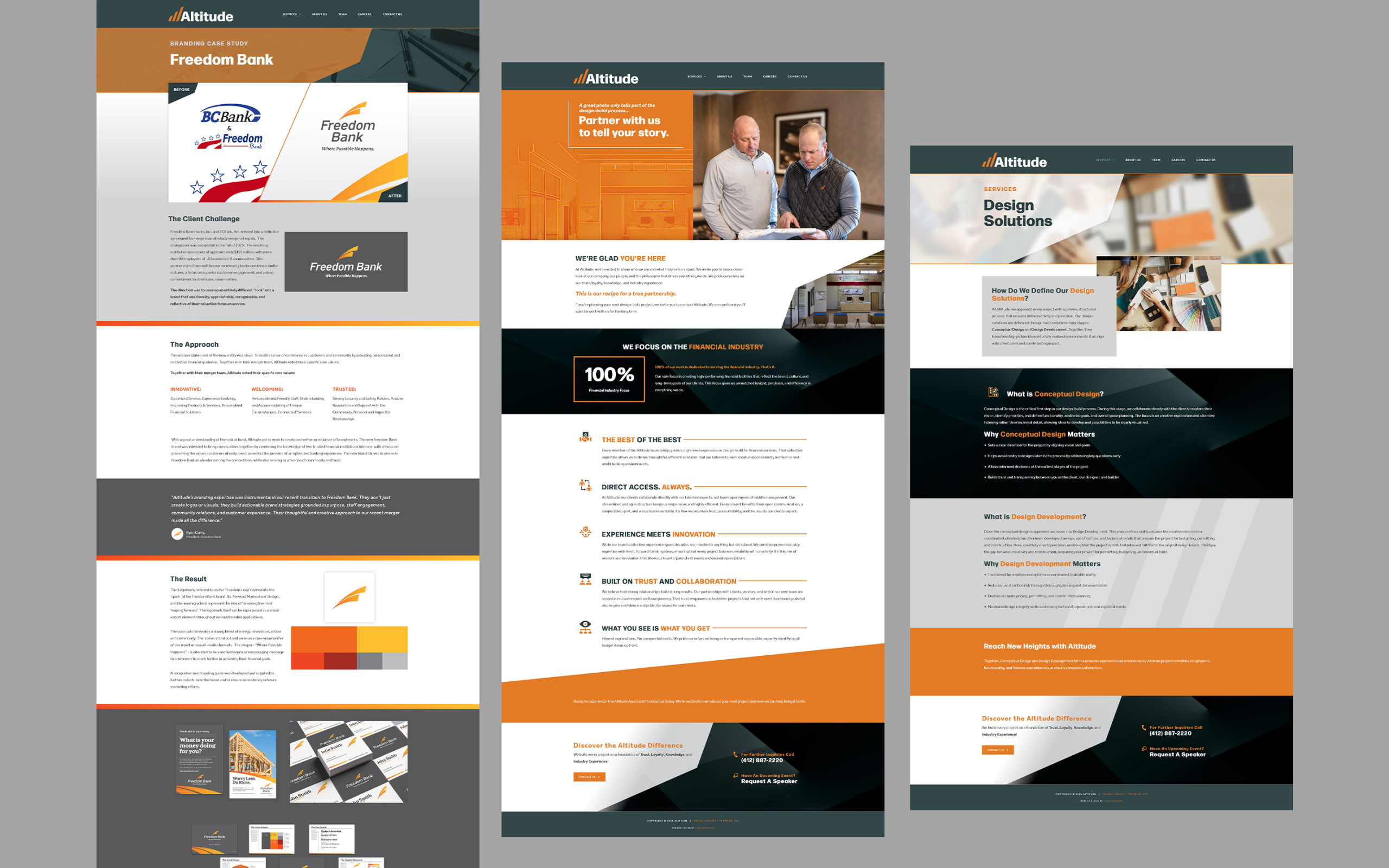 Altitude-web-aboutPages Altitude Webpages