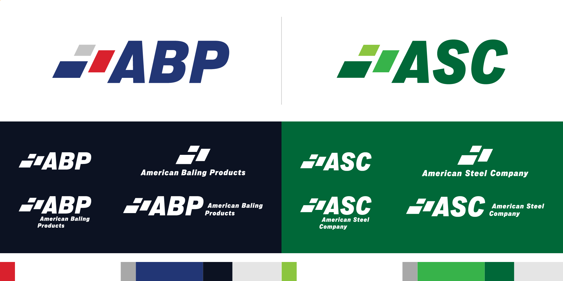 American Baling Products and American Steel Company Branding Refresh