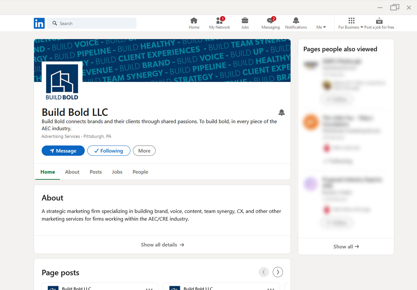 Build Bold Linked In Cover & Profile Imagery