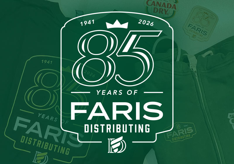 Faris Distributing 85th Anniversary Project by 4CDesignWorks