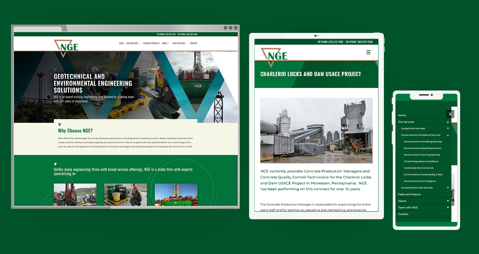 NGEInc-responsiveViews NGE Inc. Responsive Website Views