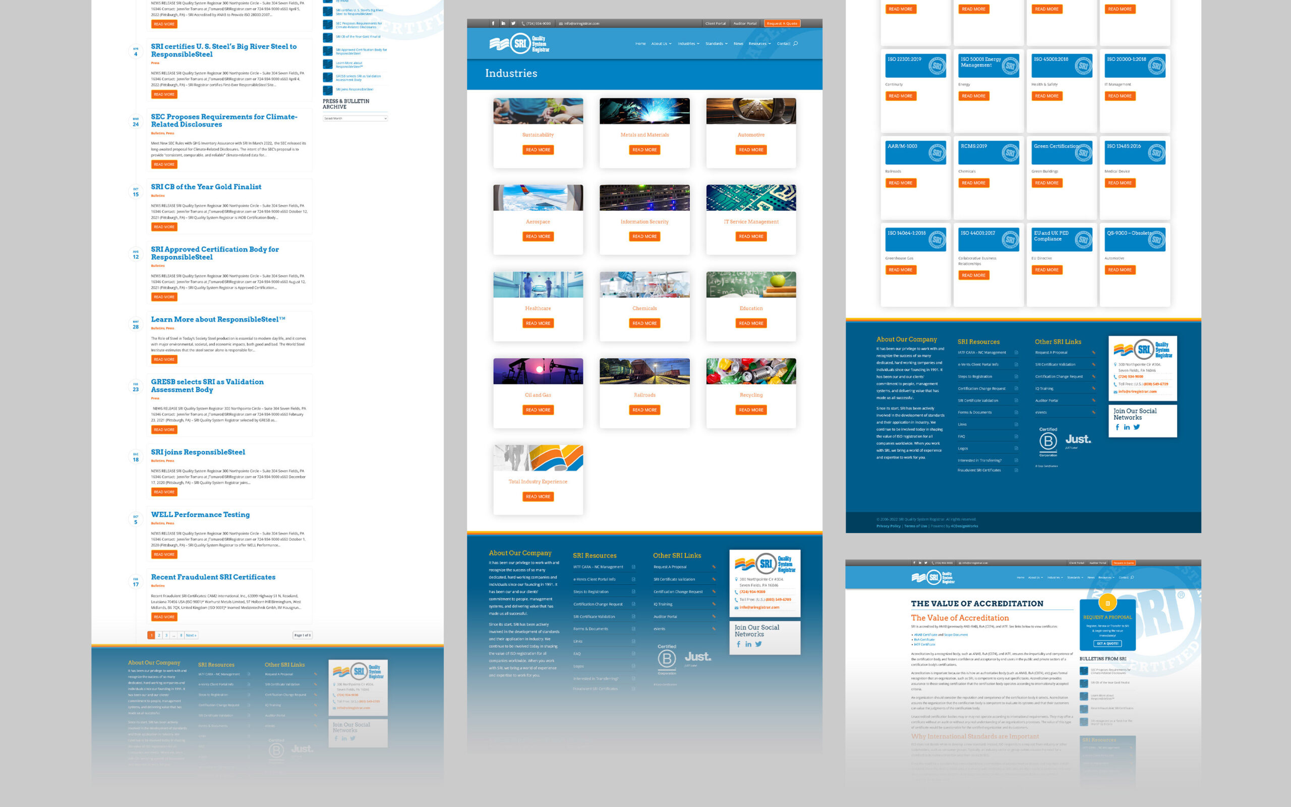 SRI-registrar-website-web-pages SRI Website Webpages