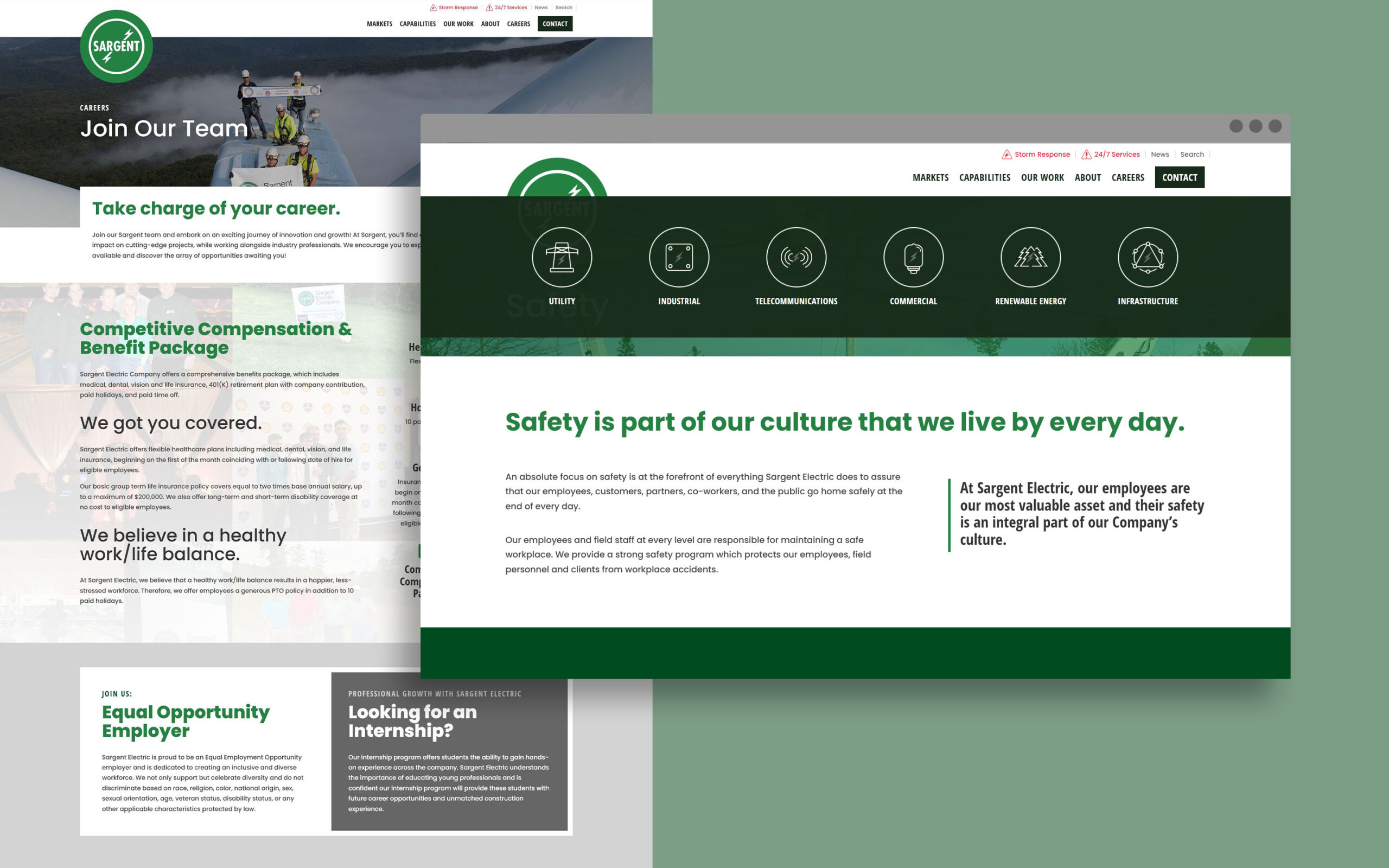 Sargent-Electric-website-pages-2 Careers & Markets Mega Menu Display