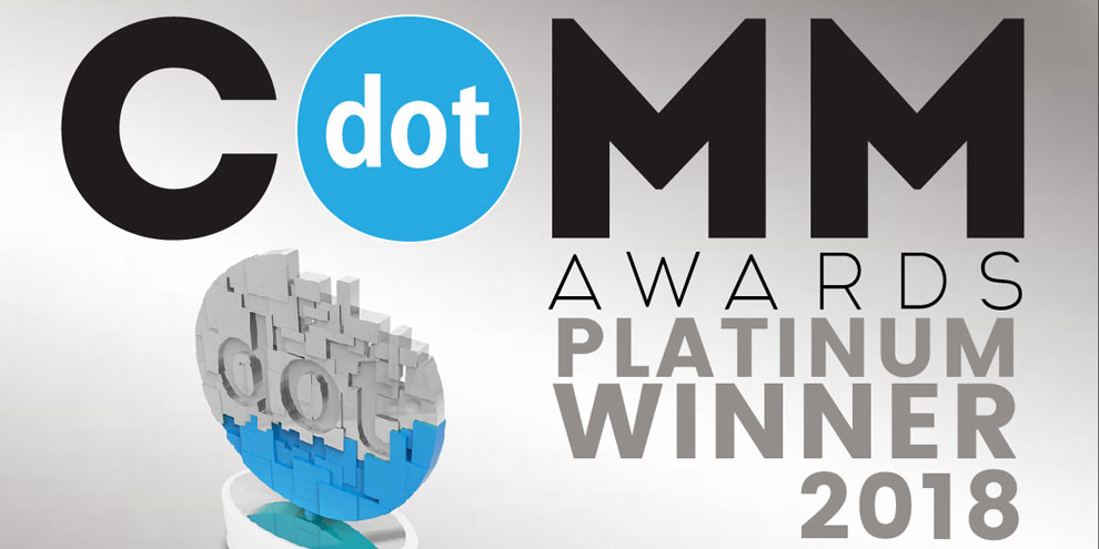 dotCOMM-2018platinum-winner 4C wins 2018 dotCOMM Platinum Award