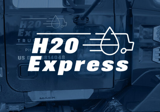 H20 Express Trucking Red Truck Cab Application