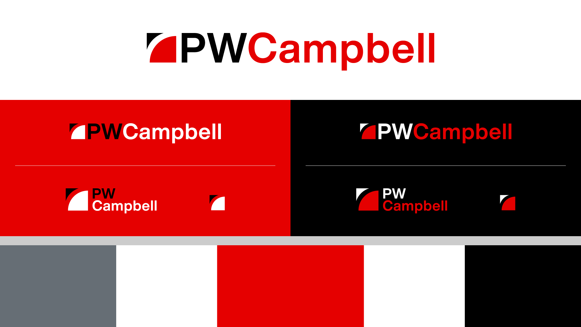 logo-lockups-colors PWCampbell Logo Presentation: Color & Lockup Options